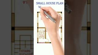 22 × 27 house plan 1 bhk design 22 × 27 makan ka naksha shorts trending video youtubeshorts [upl. by Atinal]