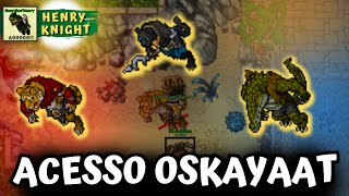 Acesso Oskayaat  Weretigers Werecrocodiles e Werepanthers  TIBIA QUESTS 33  Henry Knight [upl. by Nyrok]