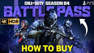 How to Buy Season 4 Battle Pass MW2 New Battle Pass  How to Buy Season 4 Battle Pass Warzone 2 PS5 [upl. by Magnum]