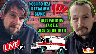 ⚠️NOGI IROKEZA w FATALNYM stanie RĘCE PATRYKA  jeszcze GORZEJ❗️ Zdjęcia📸  Liwka i Jacek  LIVE 🔴 [upl. by Inva]