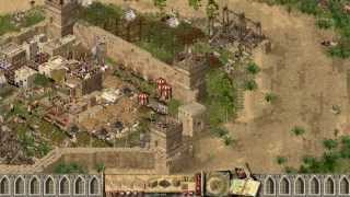 Stronghold Crusader  7xWolf Allied vs SergiuHellDragoonHQ  Skirmish Part 11080pHD Patch [upl. by Ransell405]