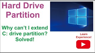 Why can’t I extend my C Drive Solved – Complete Windows 10 Hard Drives Partitions Issues Tutorial [upl. by Aicilanna401]