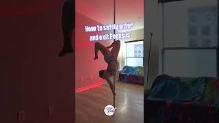 How to safely execute a Pegasus advanced Pole dance trick [upl. by Ynnelg811]