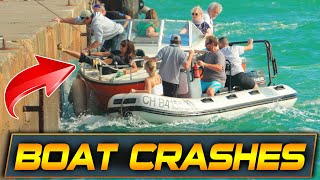 WORST BOAT CRASHES IN THE HISTORY OF HAULOVER INLET  BOAT ZONE [upl. by Lemra]