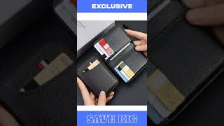 Portable Super Slim Soft Wallet PU Leather Mini Credit Card Wallet Purse Card Holders Men Wallet [upl. by Reitman377]