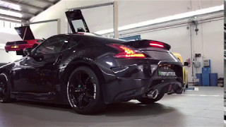 Nissan 370Z Amuse Vestito w Armytrix Valvetronic Exhaust  Revs [upl. by Nedac556]