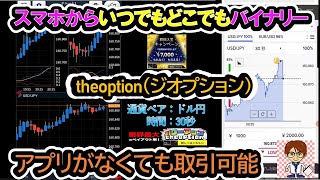 ジオプションのスマホでバイナリーオプション [upl. by Nivri]