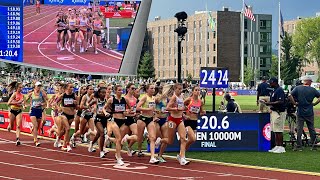 Women’s 10000m FINAL 2024 US Olympic Trials [upl. by Erme]