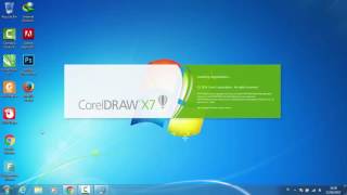 Cara Membuka CorelDRAW x7 2017 [upl. by Corney]