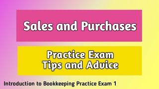 AAT Level 2 Introduction to Bookkeeping Practice Exam 1 [upl. by Maltzman483]