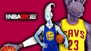 Beerus and Whis Play NBA2K DBZ Parody [upl. by Eirena330]