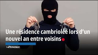 Une résidence cambriolée pendant un nouvel an entre voisins [upl. by Econah]