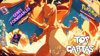 Top 5 Mejores Cartas del Sobre Genes Formidables  Charizard en Pokémon Pocket [upl. by Fadden]