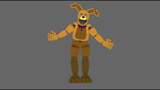 Springbonnie Springlock Animation Test [upl. by Ayek493]