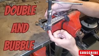 How to Flare Brake Lines Double and Bubble [upl. by Helsie604]