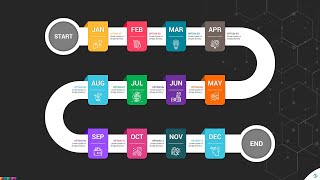 How To Create Professional Roadmap Timeline Infographics in Microsoft PowerPoint [upl. by Scoter]