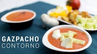 Ricetta Gazpacho  Malaga Spagna [upl. by Nwahsear]