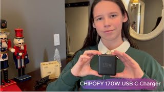 CHIPOFY 170W USB C Charger [upl. by Pinter883]