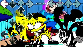 FNF Pibby Spongebob vs Pibby Oswald Second Half  friday night funkin [upl. by Gine]