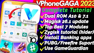 Full Guide  VphoneGaGa Gold latest Dual A71  A10  android 13 vphonegaga [upl. by Thaddus]