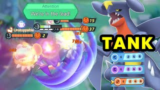 TankChomp Feat Dragon Moves  Pokémon Unite Garchomp Gameplay [upl. by Nyram]