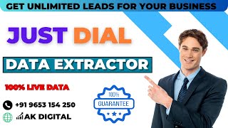 Justdial Data Extractor Original Panel  Indias No1 Justdial Software [upl. by Valli]