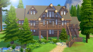 Lets Build a Lakeside Cabin in The Sims 4 Part 2 [upl. by Akamaozu]