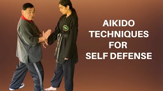 Aikido Self Defense Techniques  Using Attackers Force Against Them [upl. by Lyram]