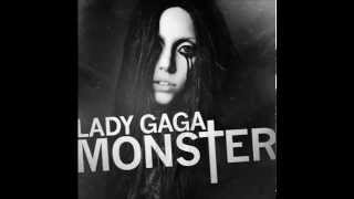 Lady Gaga Monster Karaoke Instrumental with backing vocals and lyrics [upl. by Alano]