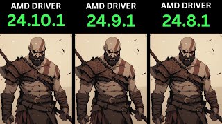 AMD Drivers Update 24101 vs 2491 vs 2481 AMD Adrenalin Edition 24101 New Update 6700XT [upl. by Janela]