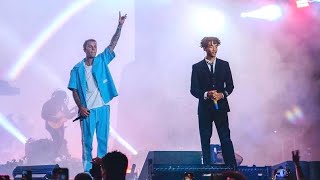 Justin Bieber  Never Say Never ft Jaden 🤩 Live from the Freedom Experience [upl. by Assilim]