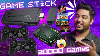 Game Stick Lite 4K Review🎮Best Gadget Exist On Earth🤯20000 Game🕹️9 Console🔥Retro Game Dual Player🎮 [upl. by Brande]