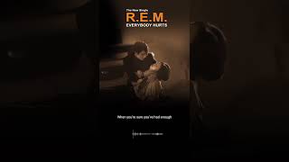 REM  Everybody Hurts video music short lirycs best rem everybodyhurts hit song rock [upl. by Eiramana]