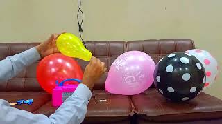 Balloon inflating Vs Balloon Popping balloonpopping balloons [upl. by Nolie]