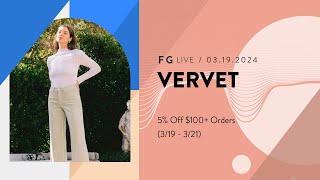 VERVET  FG Live [upl. by Annaerda]