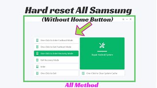 Hard Reset Factory Reset All Samsung Without Home Button [upl. by Aleel]