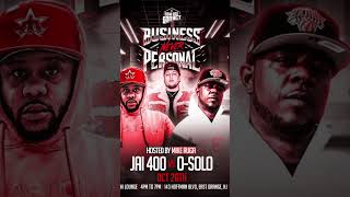 OSolo OSolo vs Jai 400 this weekend in East Orange Nj October 26th onsale now yafathersuncle🤣 [upl. by Domenech471]