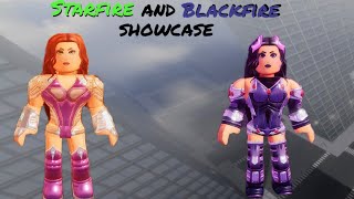 Starfire and Blackfire showcase in DC Reborn [upl. by Reppart]