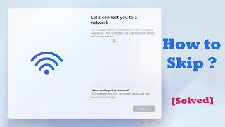 Lets connect you to a network Windows 11  How to skip [upl. by Bee]