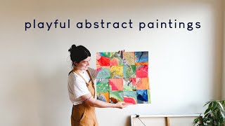 How to Energise your Art  Playful Abstract Painting Exercises amp Ideas [upl. by Polak]