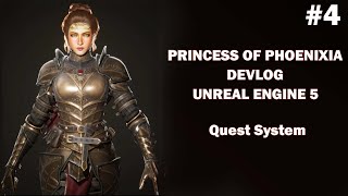 Making My First Open World Game Unreal Engine  Devlog 4 Continuing Quest System [upl. by Ulah]