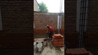 asentado de ladrillo construction viral construccion videoviral humor [upl. by Leatri]