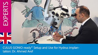 OCULUS GONIO ready® Setup and Use for Hydrus implantation Dr Ahmed Aref [upl. by Damiani673]