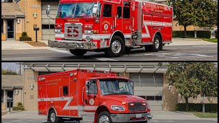 Riverside Fire Engine and Brand New Rescue Ambulance 5 responding [upl. by Rupert]