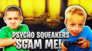 Two Psycho Squeakers Scam Me Scammer Gets Scammed Fortnite Save The World [upl. by Leik204]