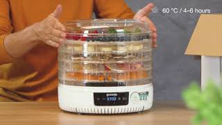 How to use • Food Dehydrator FDK 500GCW • Gorenje [upl. by Dilan276]