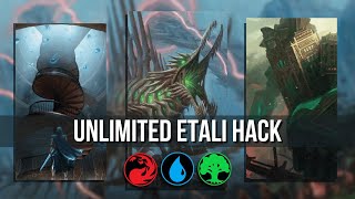 Double RAMP and NON STOP Etali triggers  Ranked standard MTG Arena Wilds of Eldraine [upl. by Alaet]