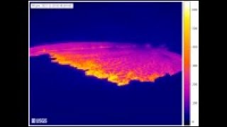 Mauna Loa Eruption 2022  Thermal Imagery [upl. by Eirhtug]