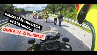 DIRKA ZA ŽIVLJENJE  Thomas motorist reševalec [upl. by Eenat]