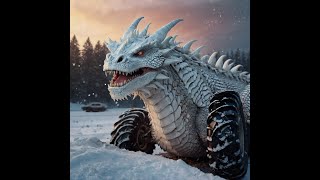 White Dragon Monster Trucks MAGICAL Adventure Unfolds monsterjam dragon ai [upl. by Guttery687]